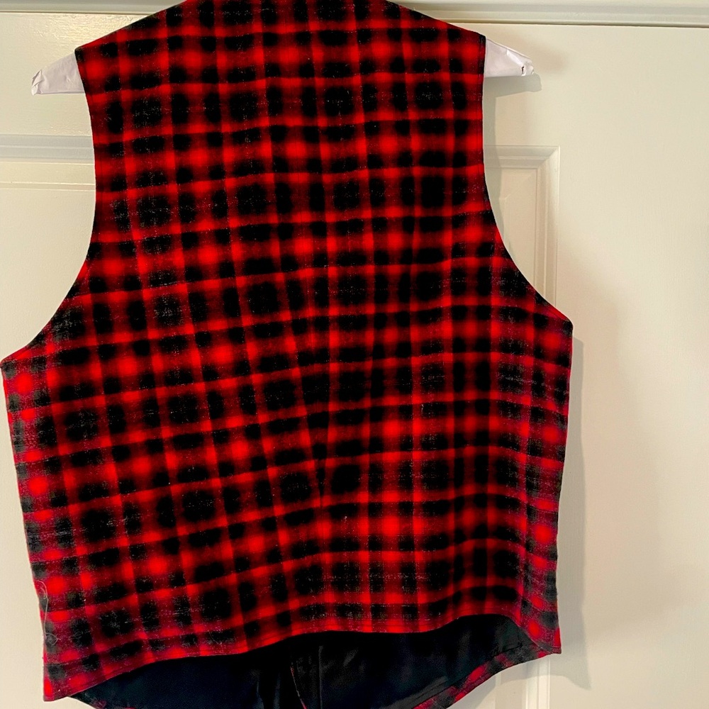 Vintage Pendleton Wool Button Vest Waistcoat - image 3